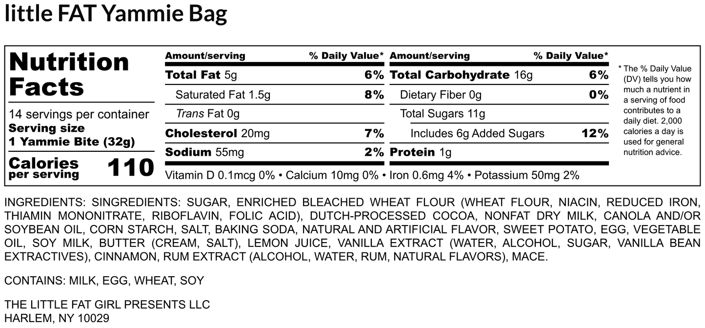 little FAT Yammies (Sweet Potato Brownies)